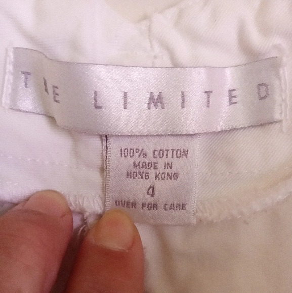 The Limited Vintage white Chino pants women size 4 - Picture 10 of 11